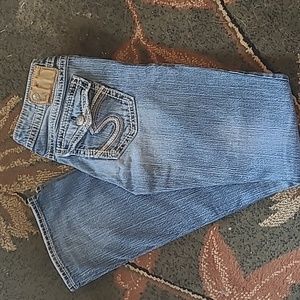 Women's Silver Pioneer flap jeans